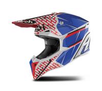 Airoh Wraap Idol Casco de motocross, rojo-azul, tamaño 2XL