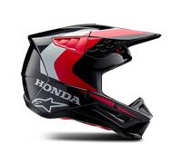 Alpinestars SM5 Honda Casco de motocross, negro/rojo, Talla S (55/56)
