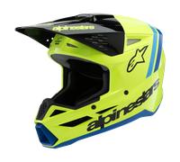 Casco de Cross Alpinestars SM3 Radium ECE06 Niño Amarillo/Negro/AzulL Amarillo,Negro,Azul