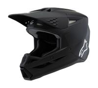 Alpinestars SM3 Solid Casco da motocross giovanile, nero opaco, Y/L (52/53)