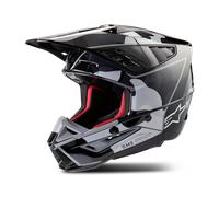 Alpinestars S-M5 Rover 2 2024 Casco de motocross, negro-gris, tamaño XS para Hombres