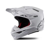 Alpinestars Supertech S-M10 Solid 2024 Casco de motocross, blanco, tamaño L para Hombres