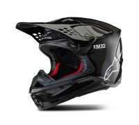 Alpinestars Supertech S-M10 Solid 2024 Casco de motocross, negro, tamaño M para Hombres