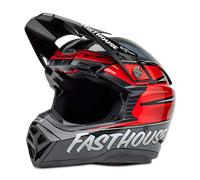 Bell Moto-10 Spherical MIPS Fasthouse DITD 25, casco de motocros M male Negro/Gris/Rojo/Blanco