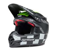 Casco Off-Road Bell MOTO-9S FLEX Fasthouse Smoke Bomb Black/Hiviz Yellow
