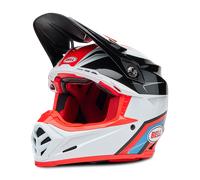 BELL Casco Moto 9S Flex Merchant RD/BK M ECE6, Rojo/Negro