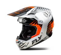 Casco de Cross FLY Racing Formula CP Slice Gris/Naranja/NegroL Gris,Naranja,Negro