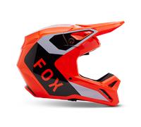 Fox Racing Fox V1 Lean Orange L Helmet Casco, Unisex, Naranja Fluorescente, Large