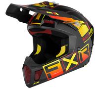 FXR Clutch CX Pro MIPS Casco de motocross, gris-amarillo, tamaño S para Hombres