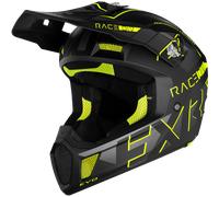 FXR Clutch Evo 2023 Casco de moto de nieve, negro-amarillo, tamaño XS