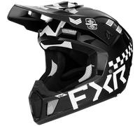 Casco de Cross FXR Clutch Galdiator Negro/BlancoL Negro,Blanco