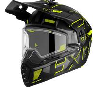 FXR Clutch X Evo Casco de moto de nieve, negro-amarillo, tamaño S para Hombres