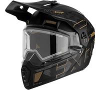 Casco de Cross FXR Clutch X Evo E Shield Stealth CanvasS Stealth Canvas