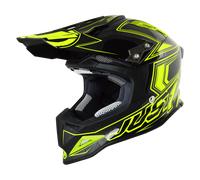 §Casco de Cross Just1 J12 Carbon Amarillo Fluorescente§