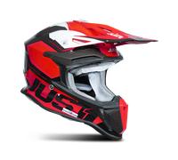 Just1 J18-F Hexa, casco cruzado XL male Mate Rojo/Negro/Blanco