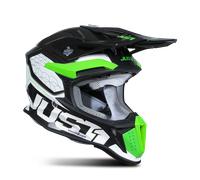 §Casco de Cross Just1 J18 F Hexa Verde Fluo-Blanco-Titanio§
