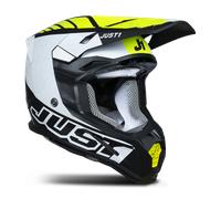 Casco de Cross Just1 J22 F Dynamo Negro/Blanco/Amarillo FlúorS Negro,Blanco,Amarillo Flúor
