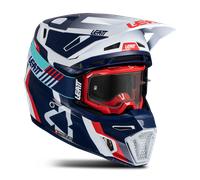 Leatt 8.5 Royal, casco de motocross L female Azul/Rojo/Blanco