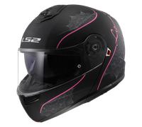 Casco de Cross LS2 FF908 Strobe II Lux Negro Mate/Rosa3XL Negro Mate,Rosa