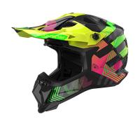 Casco de Cross LS2 MX700 Subverter Negro CromáticoL Negro Cromático