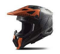 LS2 MX703 X-Force Victory Carbon Casco de motocross, negro-naranja, tamaño 3XL para Hombres