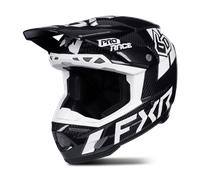 FXR 6D ATR-3Y Carbon Casco de motocross juvenil, rojo, tamaño L