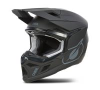 Oneal 3SRS Solid Casco de motocross para niños, negro, tamaño M