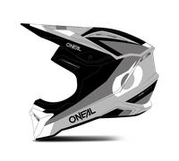 Oneal 1SRS Stream Casco de motocross, negro-gris, tamaño L para Hombres