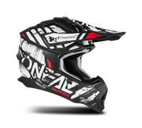 Casco de Cross O'Neal 2SRS GLITCH V.23 Negro/BlancoM Negro,Blanco