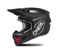 ONeal 3SRS Hexx, casco cruzado L male Mate Negro/Blanco/Rojo
