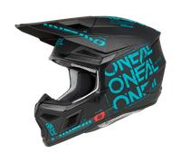 ONeal 3SRS Static, casco de motocross L female Mate Negro/Turquía