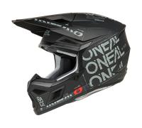 Oneal 3SRS Static Casco de motocross, negro-gris, tamaño XL para Hombres
