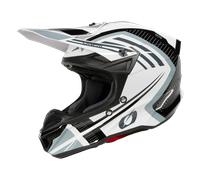 Oneal 5SRS Polyacrylite Spike Casco de motocross, negro-blanco, tamaño S para Hombres