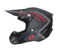 Casco de Cross O'Neal 5SRS Gris/RojoL Gris,Rojo