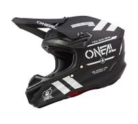 Oneal 5SRS Polyacrylite Warhawk Casco de motocross, negro-blanco, tamaño L para Hombres