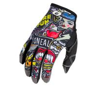 Oneal Mayhem Crank Guantes de motocross, negro-multicolor, tamaño M para Hombres