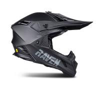 Casco de Cross Raven Aspire Evo Mips® NegroXS Negro