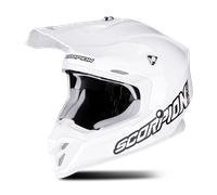 Scorpion VX-16 Evo Air Solid, casco de cruz S male Blanco