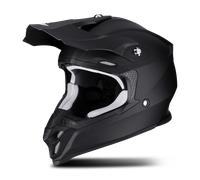 Scorpion VX-16 Evo Air Solid Casco de motocross, negro, tamaño XL para Hombres
