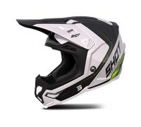 Shot Core Fast Casco de motocross, negro-blanco, tamaño M