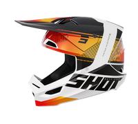 Casco de Cross Shot Furious Electron NaranjaL Naranja