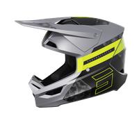 Casco de Cross Shot Furious Patrol Gris/Amarillo NeónL Gris,Amarillo Neón