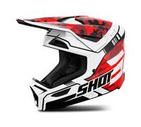 Casco de Cross Shot Furious Rojo BrillanteL Rojo Brillante