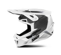 Shot Lite Challenger Casco de motocross, negro-blanco, tamaño M para Hombres