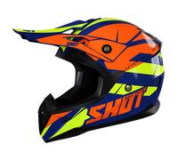 Casco de Cross Shot Pulse Revenge Azul Marino/Naranja/AmarilloL Azul Marino,Naranja,Amarillo