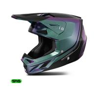 Shot Speed Fury Casco de motocross, morado, Talla XL (61/62)