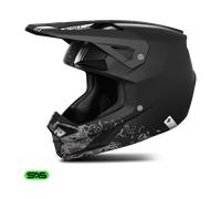 Casco de Cross Shot Speed Negro Mate BattleS Negro Mate Battle