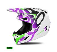 Casco de Cross Shot Speed Violeta BrillanteS Violeta Brillante
