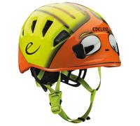 Casco de escalada para niños Edelrid Kids Shield II Talla de casco: 48-56 cm / Color: amarillo/naranja