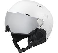 Casco de esquí Bollé Might Visor - Photochromic Silver Mirror Cat 1-2 (Small, White Matte)